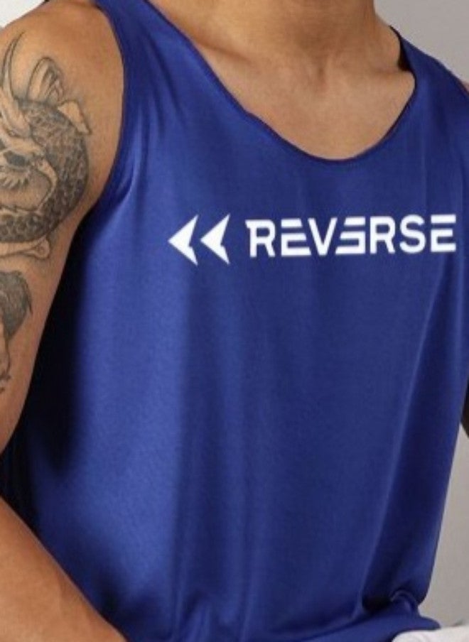 RODZEN Reverse Pack of 2 Typography Printed Basic Inner Vests - Image 3